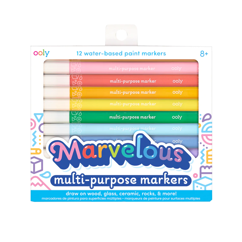 marvelous mutli purpose paint marker - set of 12