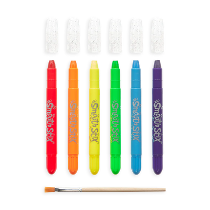 smooth stix watercolor gel crayons - set of 6