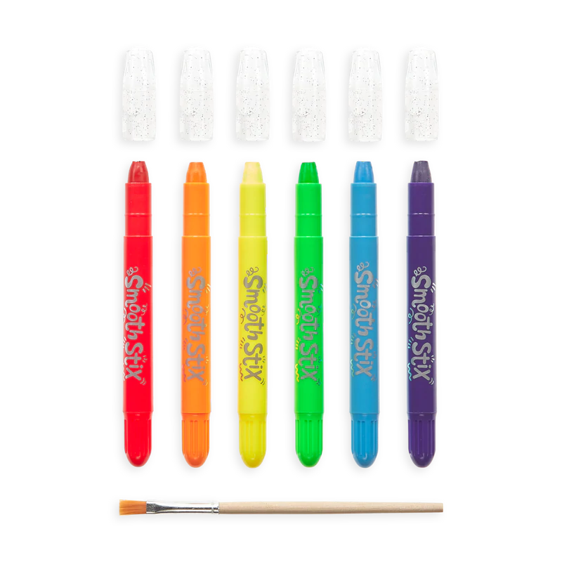 smooth stix watercolor gel crayons - set of 6