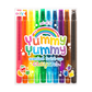 yummy yummy scented twist-up crayons - set of 10