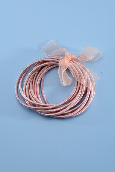 ROSE GOLD Guitar String Bracelets -10pcs set