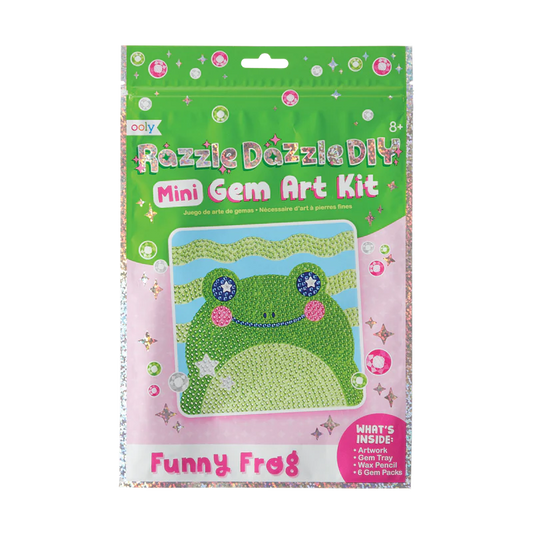 razzle dazzle diy gem art kit - funny frog