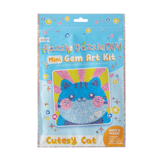 razzle dazzle diy gem art kit - cutesy cat