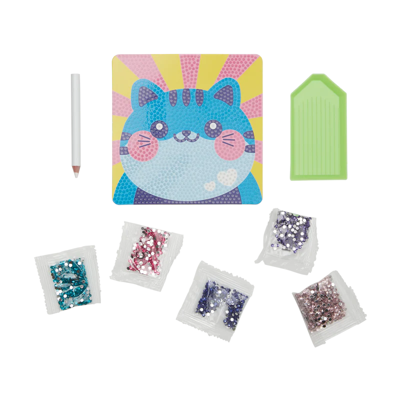 razzle dazzle diy gem art kit - cutesy cat