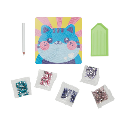 razzle dazzle diy gem art kit - cutesy cat