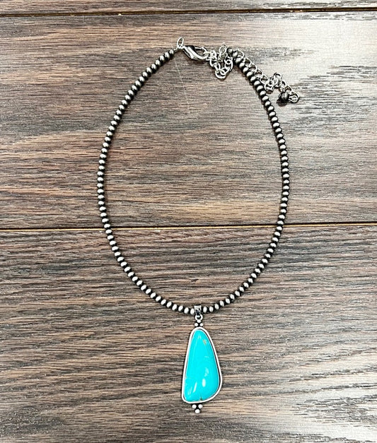 Navajo Turquoise Necklace costume jewelry