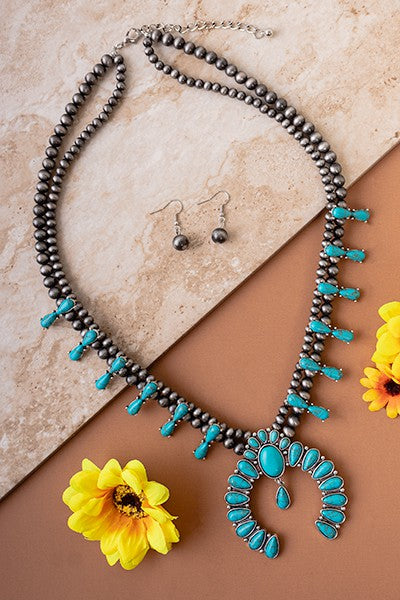 Squash Blossom Necklace Set