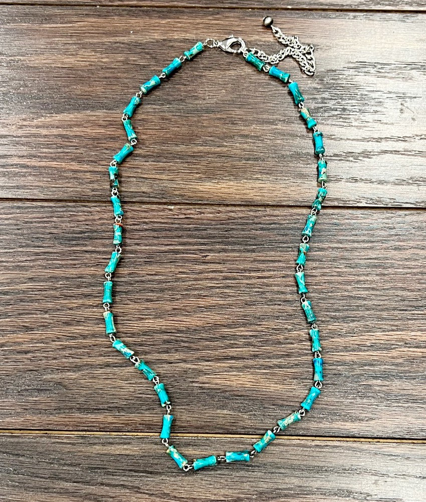 gemstone turquoise necklace