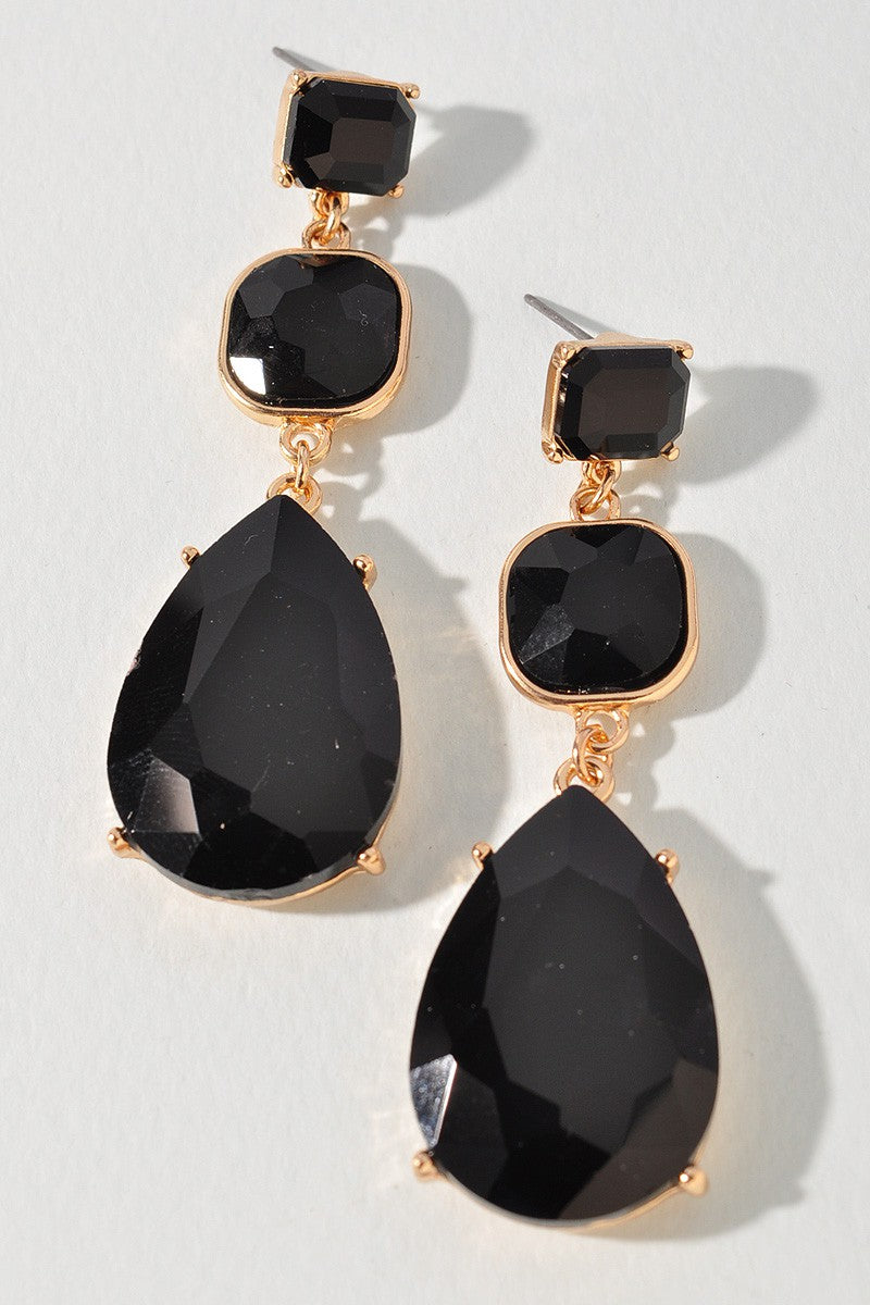 Gem Stone Earrings