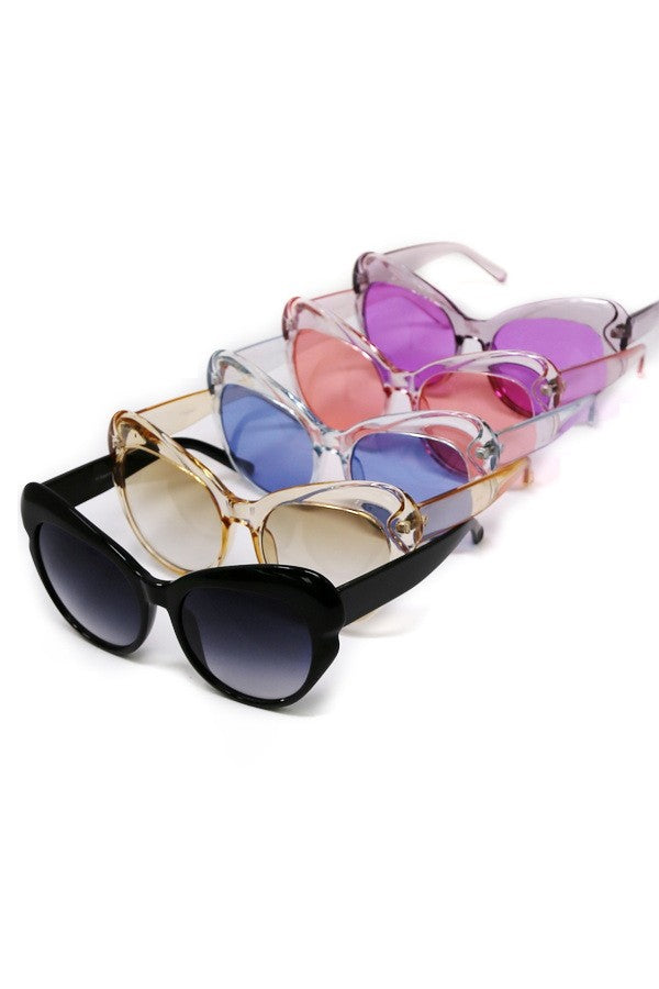 Cat Eye Oversize Fashion Sunglasses