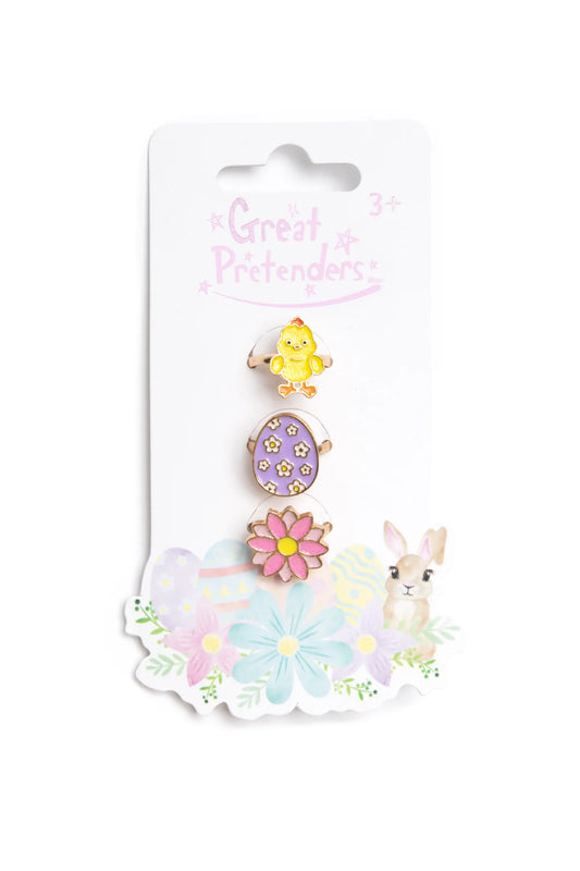 EASTER EGG RINGS SET