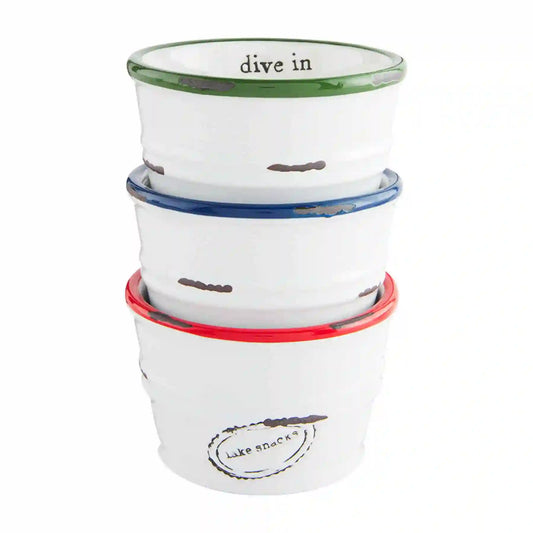 Mud Pie Lake Ramekin Cup Set