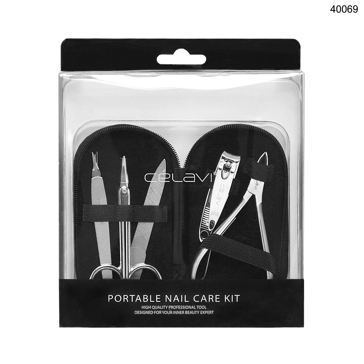 5PC PREMIUM NAIL CARE SET WITH POUCH