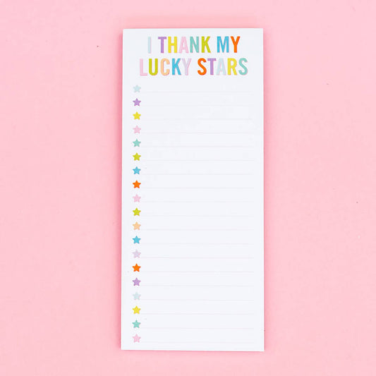 Lucky Stars List Pad