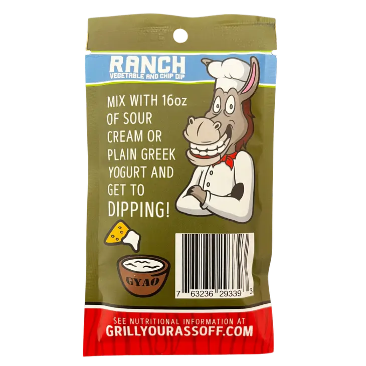 Ranch Dip - Spice, Mix, Sour Cream, Greek Yogurt, Party Food
