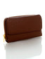 Zip Around Continental Wallet - Dark Brown