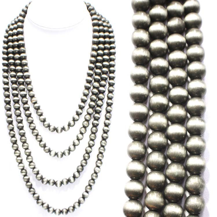 Silver Navajo Pearl Necklace Set costume jewelry