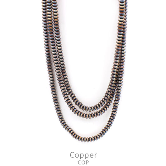 Copper Navajo Peal Necklace costume jewelry