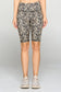 Women's Cheetah Print Activewear Biker Shorts