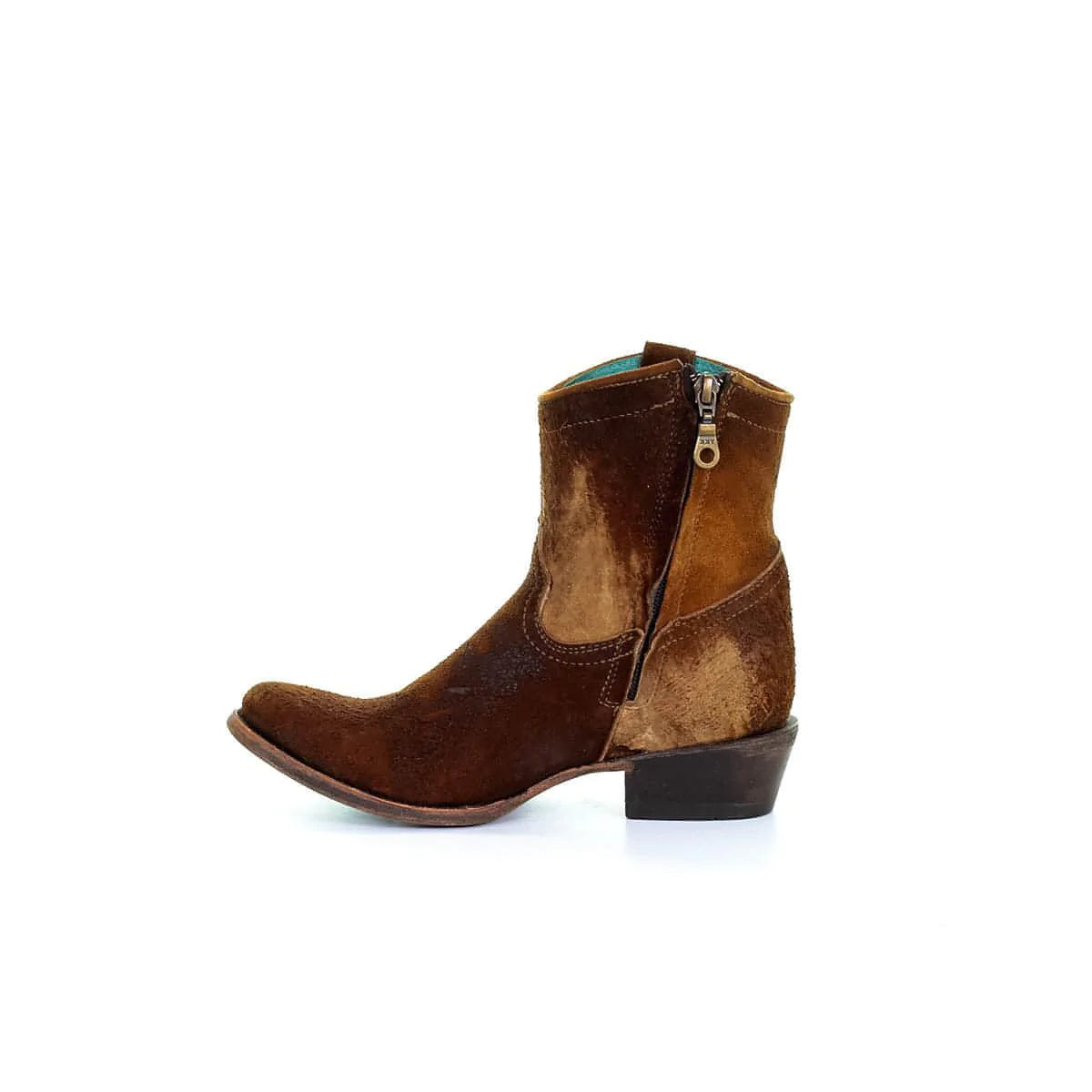 CORRAL WOMEN'S LAMB ABSTRACT BOOTS - ROUND TOE C1064