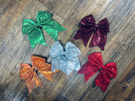 Sequin Cheer Bow