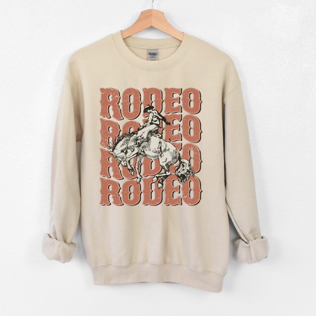 BAREBACK RODEO CREWNECK