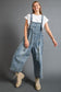 Grunge Denim Overalls