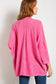 BARBIE PINK WASHED OVERSIZED TOP