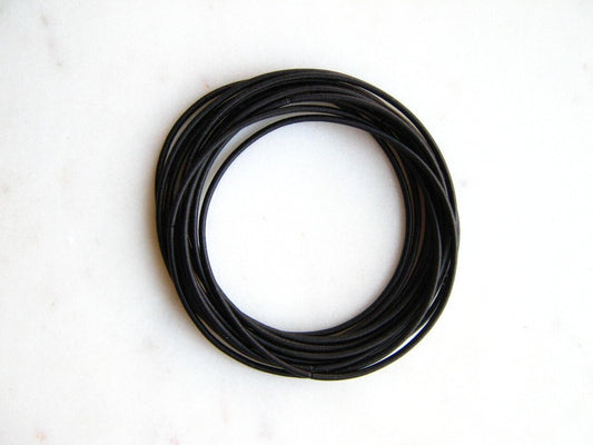 Black Guitar String Bracelets 20pc