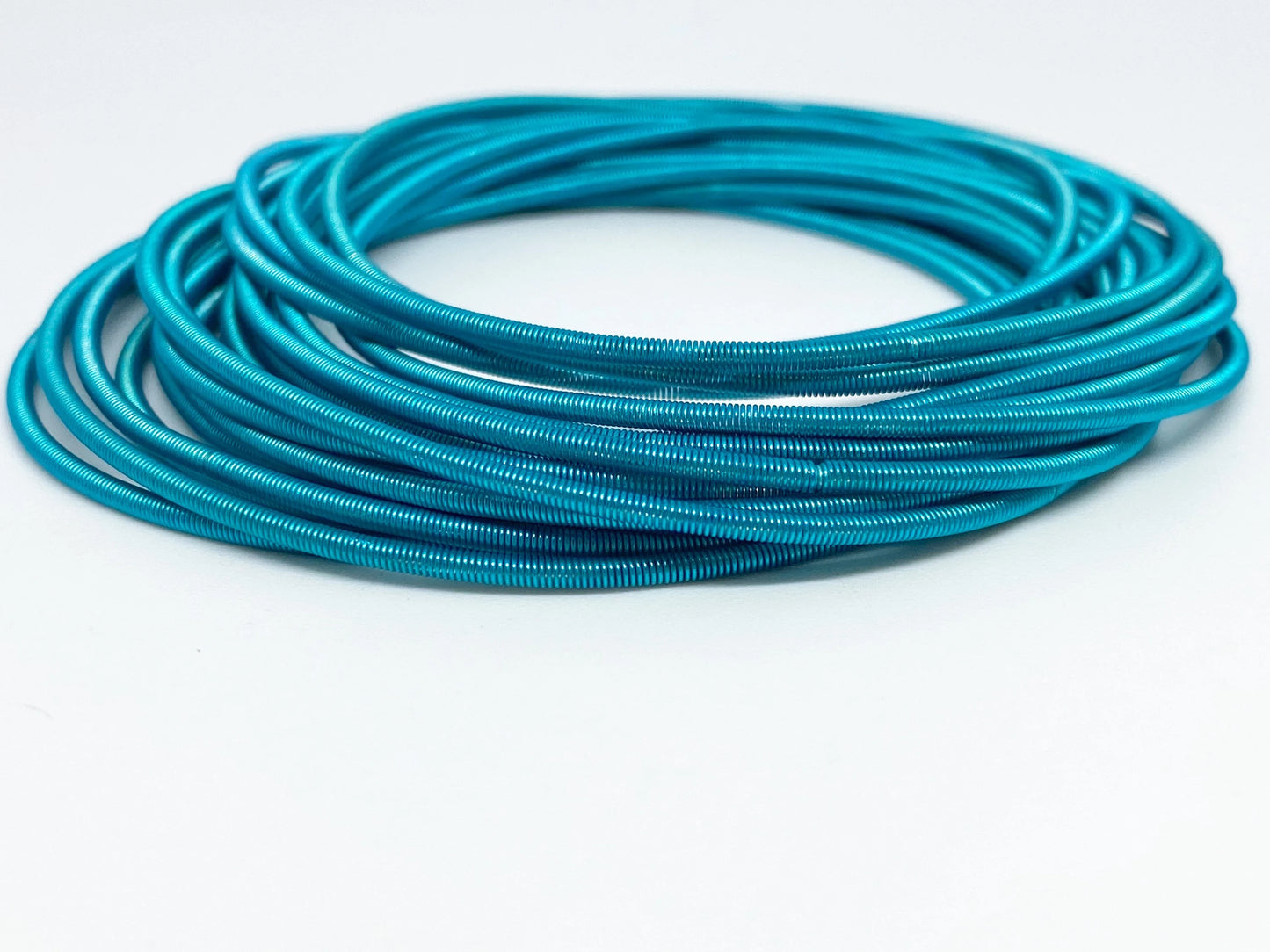 Turquoise Guitar String Bracelets