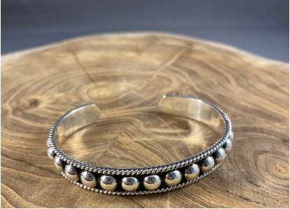 BOHO SOL 5MM Rope 925 Sterling Cuff