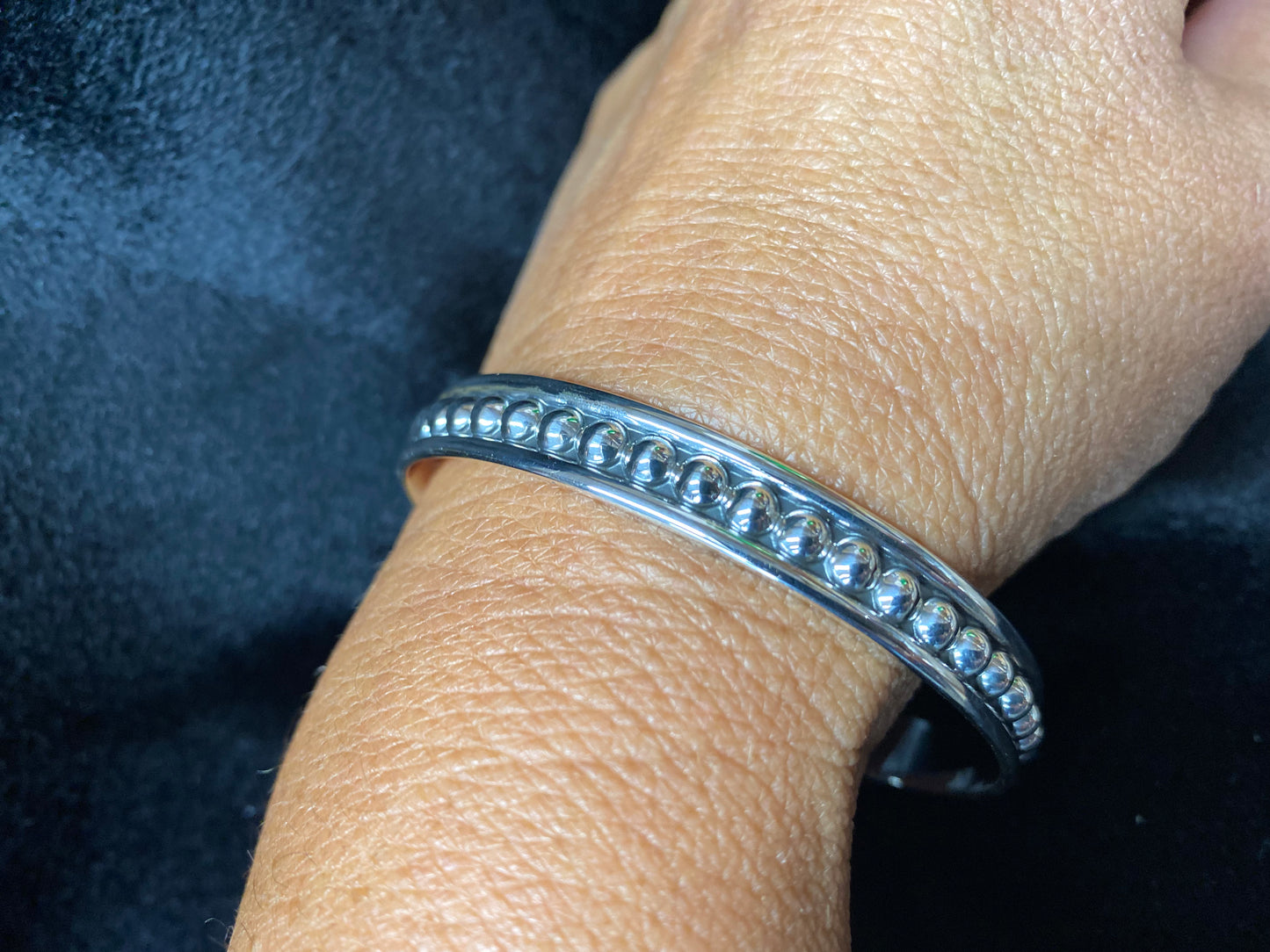 BOHO SOL 4MM Ball 925 Sterling Bangle