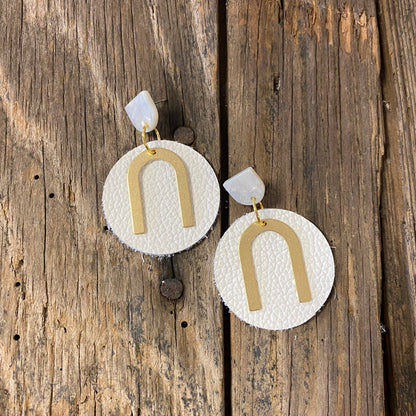 SALE Horseshoe Drop Earring